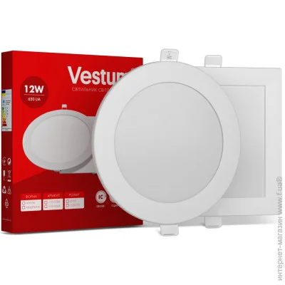 Vestum  LED   12W 6000K 220V (1-VS-5109)