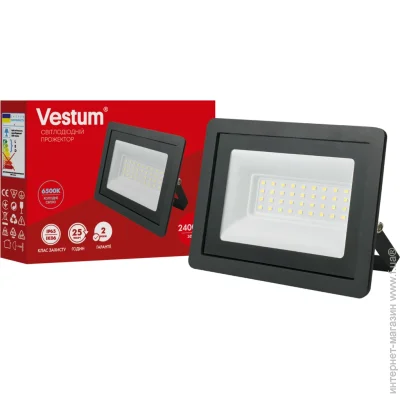 Vestum   LED 30W 6500K 180-260V IP65 1-VS-3015