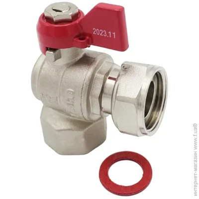 Кран із накидною гайкою V&G VALOGIN 3/4" ВВ кутовий VG-107402 Кран із накидною гайкою V&G VALOGIN 3/4" ВВ кутовий VG-107402