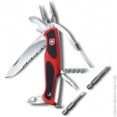   Victorinox Delemont RangerGrip 174 Red/Black (0.9728.WC)