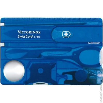   (SwissCard) Victorinox SwissCard Lite Blue (0.7322.2)