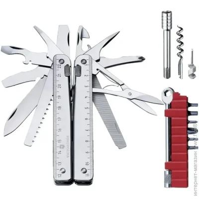 Victorinox  SwissTool X Plus Ratchet Leather Silver (1049-Vx30339.L)