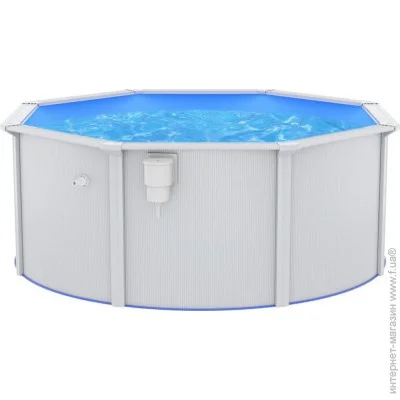 Басейн каркасний Vidaxl Басейн зі сталевими стінками 300x120 см білий (M-10177609) Басейн каркасний Vidaxl Басейн зі сталевими стінками 300x120 см білий (M-10177609)