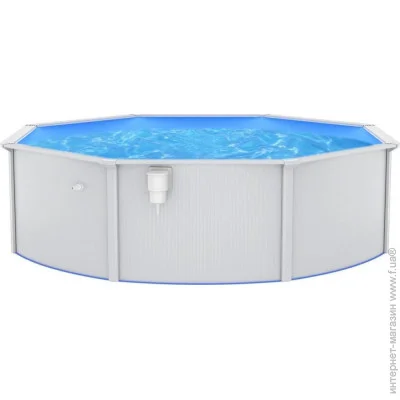 Басейн каркасний Vidaxl Басейн зі сталевими стінками 460x120 см білий (M-10177608) Басейн каркасний Vidaxl Басейн зі сталевими стінками 460x120 см білий (M-10177608)