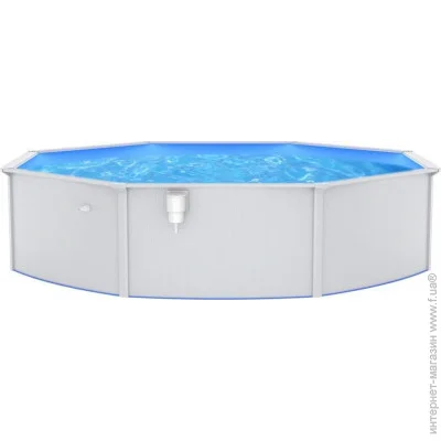 Басейн каркасний Vidaxl Басейн зі сталевими стінками 550x120 см білий (M-10177607) Басейн каркасний Vidaxl Басейн зі сталевими стінками 550x120 см білий (M-10177607)