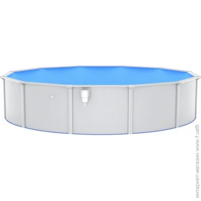 Басейн каркасний Vidaxl Басейн 550x120 см зі сходами білий (M-10593142) Басейн каркасний Vidaxl Басейн 550x120 см зі сходами білий (M-10593142)