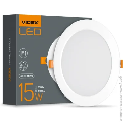  Videx Back 15W 5000K (VL-DLBR-155)