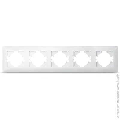 Рамка Videx Binera горизонтальна білий TF-ST-FR5H-W Рамка Videx Binera горизонтальна білий TF-ST-FR5H-W