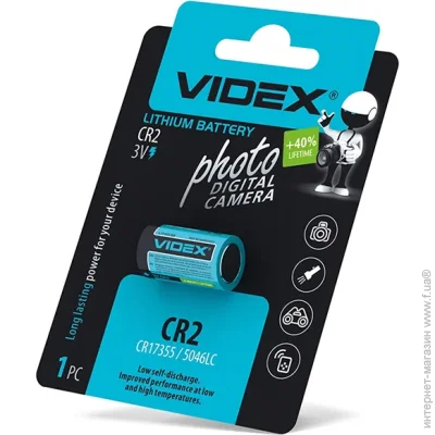   CR2 1 BLISTER CARD Videx (8438)