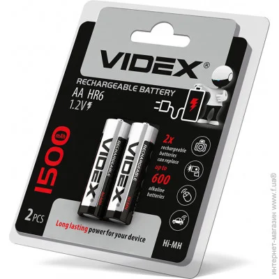  Videx  HR6/AA 1500mAh double blister (23339)