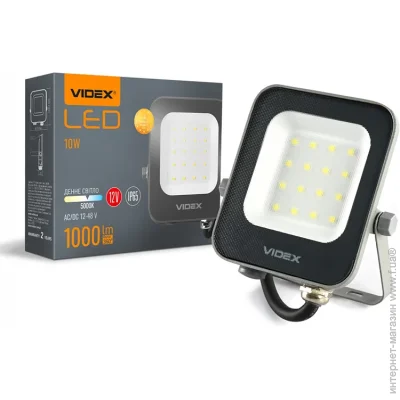  LED F3e 1000Lm 5000K AC/DC 12-48V IP65 VL-F3e-105W-12V VIDEX (7349)