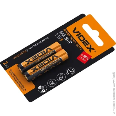   R03P/AAA 2 SMALL BLISTER Videx (4831)