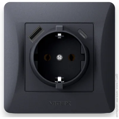 Videx      USB+ USB-C   BINERA VF-BNSK1GUC-BG