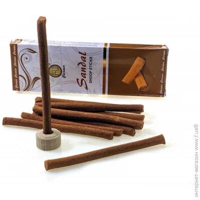 Аромапалички Vijayshree Пахощі Сандал Dhoop Sticks, Аромат для дому (33905) Аромапалички Vijayshree Пахощі Сандал Dhoop Sticks, Аромат для дому (33905)