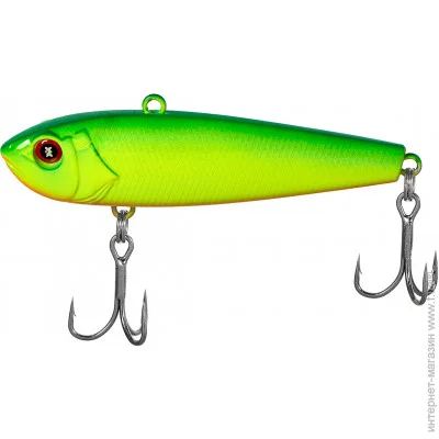 Viking Fishing  Outcast Vib 80mm 24.5g hook#5 Green Parrot (1919.01.12)