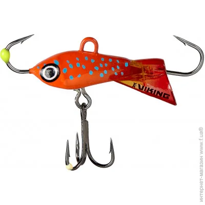  Viking Fishing  Yeti Ice Jig 20mm 3.0g #7 Coral Trout (1919.01.65)