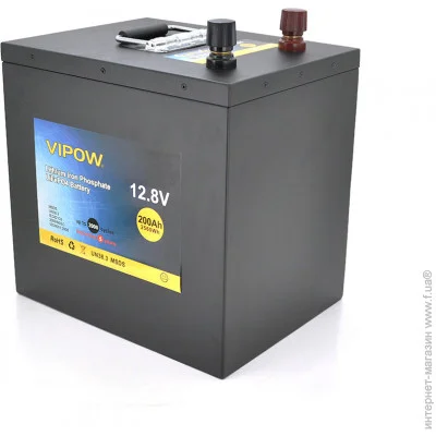   Vipow 12.8V/200Ah LiFePO4   BMS  100A