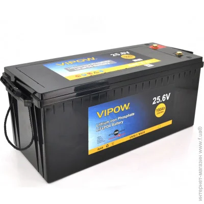    Vipow 25.6V/100Ah LiFePO4   BMS  80A