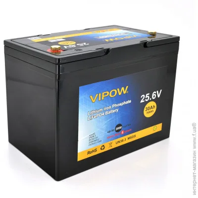    Vipow 25.6V/30Ah LiFePO4   BMS  25A