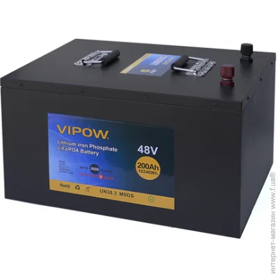    Vipow   LiFePO4 51.2V 200Ah   BMS  100A