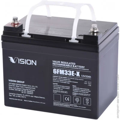    Vision 6FM33E 12V/33Ah AGM