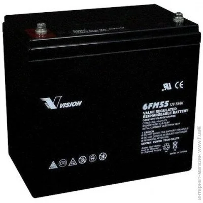    Vision 6FM55E-X 12V/55Ah AGM