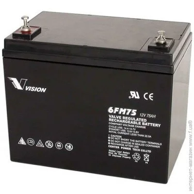    Vision 6FM75-X 12V/75Ah AGM