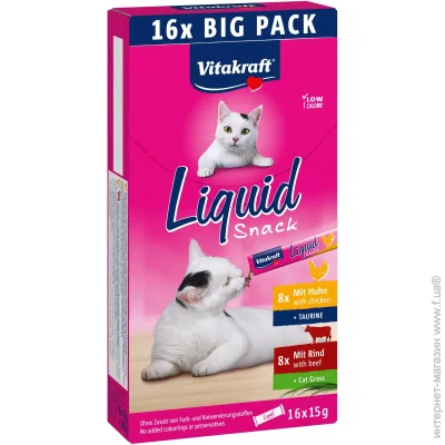 Vitakraft  Liquid Snack Multipack 16x15 