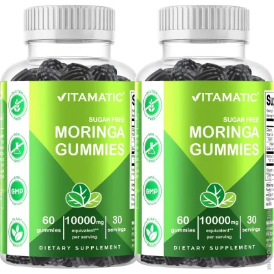   Vitamatic  -    Sugar Free Moringa Gummies 120  (4384308456)