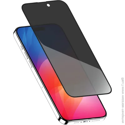    iPhone 15 VOKAMO Ocover Diamond Privacy Black (NVK010864)
