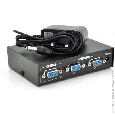   12 VGA  Voltronic FJ2502S 200MHz 2 Port, DC5V/1A