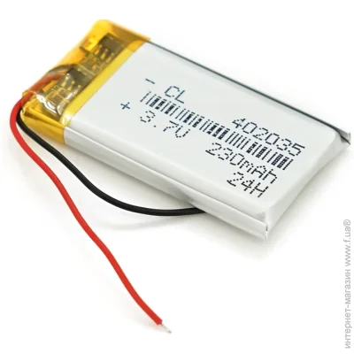 Voltronic ˳-  4*20*35mm (Li-ion 3.7 230)