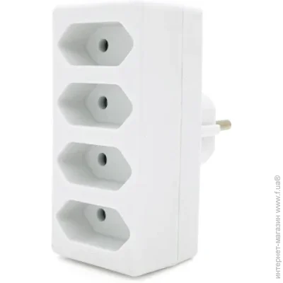  Voltronic  4-    SQ-ZDB01/4, 4x2.5A(10A) 250V~Max, 2300W, White, 2, Q100