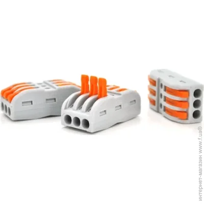 Voltronic Cable connector 3-pin WAGO analog K773-313, 15 pcs. pack. (K773-313/15)