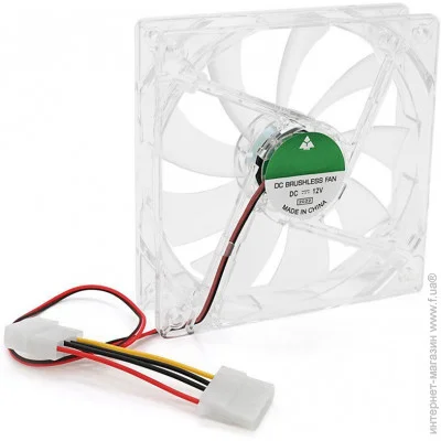  Voltronic Fan DC sleeve fan 2pin MOLEX, LED RGB