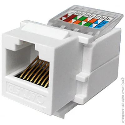 Voltronic   Keystone Jack RJ-45 .5E UTP, 17.2 KRONE , Q50