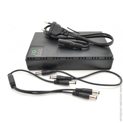    Voltronic  UPS-36W DC1036P  //PON/POE-430, 5//9/12V, 2A, 4*18650 (2600MAh), Black, BOX