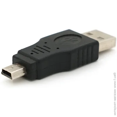 Voltronic  USB1.1(F) => miniUSB(M), Black, 