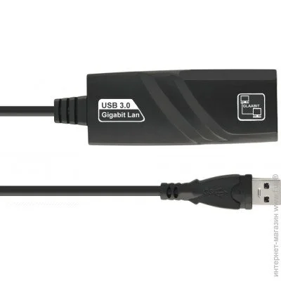   ethernet Voltronic  USB 3.0 to Ethernet-  10/100/1000Mbps  , Black, Blister Q100