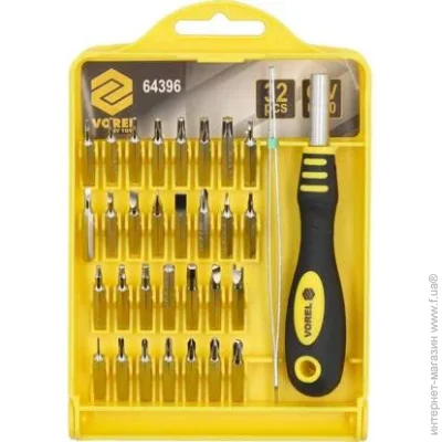        Vorel     32 . 64396   (Torx),  (Phillips),  (Hex),  (Slotted)