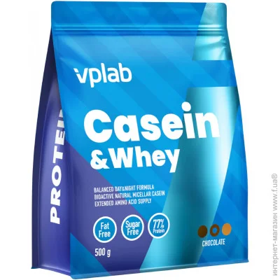  Vplab Casein & Whey - 500g Chocolate