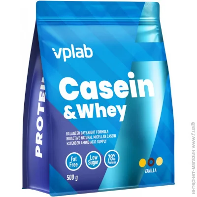  Vplab Casein & Whey - 500g Vanilla