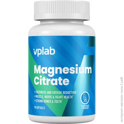  Vplab Magnesium Citrate - 90 softgels (2022-10-0496)