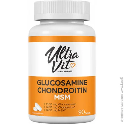   Vplab Ultravit Glucosamine Chondroitin MSM - 90 tabs (2022-10-0500)