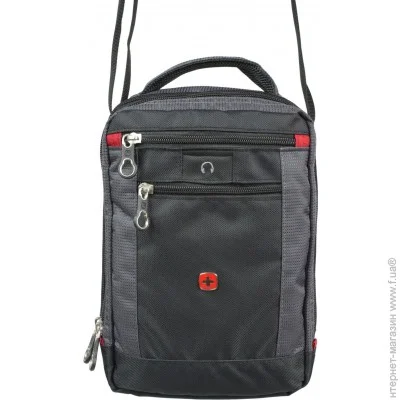  Wenger Vertical Boarding Bag Black/Grey (1092238)