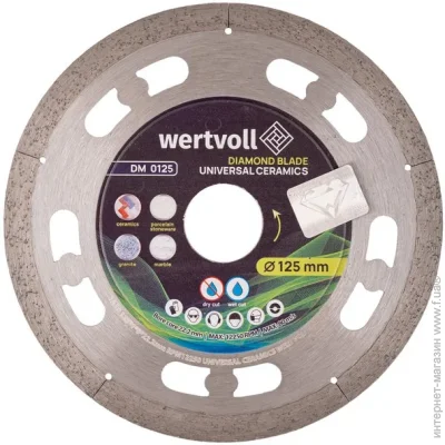   Wertvoll     UNIVERSAL CERAMICS 125*1  24%    8   22,2 - 20  12250 / (DM-0125)