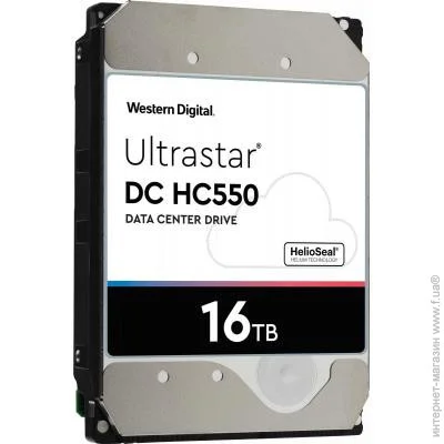 Western Digital   3.5" 16TB Ultrastar DC HC550 WD (WUH721816ALE6L4)