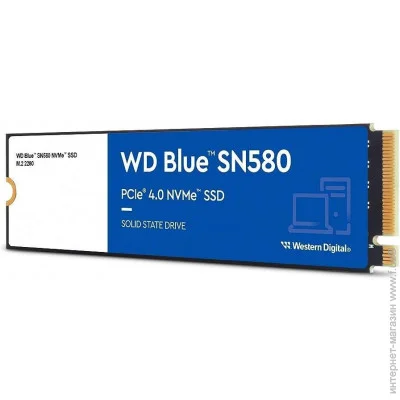 SSD Western Digital Blue SN580 1TB M.2 PCIe 4.0 (WDS100T3B0E)