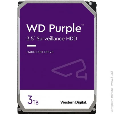   Western Digital PURPLE 3TB 6GB/S 256MB WDC (WD33PURZ)