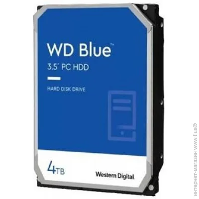   Western Digital HDD SATA 4TB 6GB/S 256MB/BLUE WD40EZAX WDC (WD40EZAX)